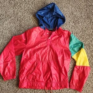 Vintage 90s Daytons Boundary Waters Kids Windbreaker, Size XL (See Measurements)